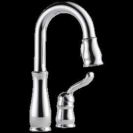 Delta Leland(R): Single Handle Pull-Down Bar / Prep Faucet, 9978-DST