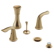 Delta Lahara(R): Metal Lever Handle Set - 2H Bathroom, H238CZ