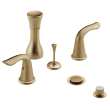 Delta Lahara(R): Metal Lever Handle Set - 2H Bathroom, H238CZ