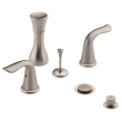 Delta Lahara(R): Metal Lever Handle Set - 2H Bathroom, H238SS