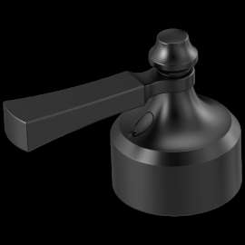 Delta Dorval(TM): Metal Lever Handle Set - 2H Bathroom, H256BL