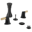 Delta Zura(R): Metal Lever Handle Set - Bathroom or Bidet, H274GZ