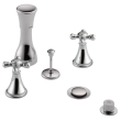 Delta Cassidy(R): Metal Cross Handle Set - Deck Mount Bathroom & Bidet, H295