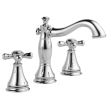 Delta Cassidy(R): Metal Cross Handle Set - Deck Mount Bathroom & Bidet, H295