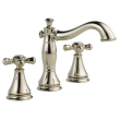 Delta Cassidy(R): Metal Cross Handle Set - Deck Mount Bathroom & Bidet, H295PN
