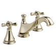 Delta Cassidy(R): Metal Cross Handle Set - Deck Mount Bathroom & Bidet, H295PN