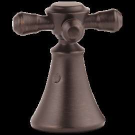 Delta Cassidy(R): Metal Cross Handle Set - Deck Mount Bathroom & Bidet, H295RB