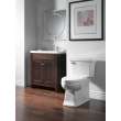 Delta Cassidy(R): Metal Cross Handle Set - Deck Mount Bathroom & Bidet, H295SS