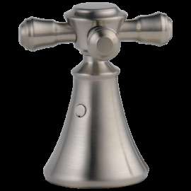 Delta Cassidy(R): Metal Cross Handle Set - Deck Mount Bathroom & Bidet, H295SS
