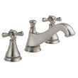 Delta Cassidy(R): Metal Cross Handle Set - Deck Mount Bathroom & Bidet, H295SS