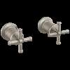 Delta Broderick(R): Wall Mount Tub Filler Handle Kit-Cross, H584SS-PR