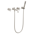 Delta Broderick(R): Wall Mount Tub Filler Handle Kit-Cross, H584SS-PR