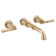 Delta Broderick(R): Wall Mount Bathroom Faucet Handle Kit-Lever, H585CZ-PR