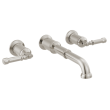 Delta Broderick(R): Wall Mount Bathroom Faucet Handle Kit-Lever, H585SS-PR