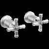 Delta Broderick(R): Wall Mount Bathroom Faucet Handle Kit-Cross, H586-PR