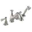 Delta Lockwood(TM): Metal Lever Handle Set - Roman Tub, H640SS