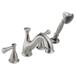 Delta Lockwood(TM): Metal Lever Handle Set - Roman Tub, H640SS