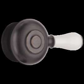 Delta Leland(R): Porcelain Handle Kit - Tub & Shower, H777RB