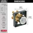 Delta Other: MultiChoice(R) Universal Tub / Shower Rough - Universal Inlets / Outlets, R10000-UNBX