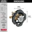 Delta Other: MultiChoice(R) Universal Tub / Shower Rough - Universal Inlets / Outlets, R10000-UNWSBXT