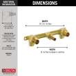 Delta Ara(R): Two Handle Wall Mount Rough, R3500-WL