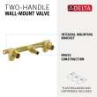 Delta Ara(R): Two Handle Wall Mount Rough, R3500-WL