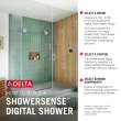 Delta Universal Showering Components: ShowerSense Digital 4-Port Thermostatic Shower Rough, R54000E