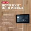 Delta Universal Showering Components: ShowerSense Digital 4-Port Thermostatic Shower Rough, R54000E