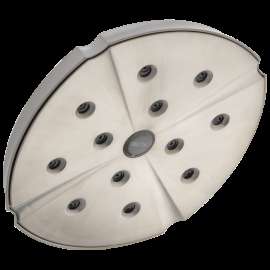 Delta Universal Showering Components: H2OKinetic(R) Single-Setting Raincan Shower Head, RP61274SS