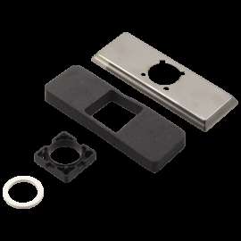 Delta Dryden(TM): Escutcheon - 3 Hole - 1H Bathroom, RP61840SS