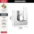 Delta Velum(TM): 3-Setting 2-Port Diverter Trim, T11837