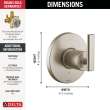 Delta Altado(TM): 3-Setting 2-Port Diverter Trim, T11842-SS