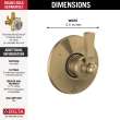 Delta Dorval(TM): 6 Setting Diverter Trim, T11956-CZ
