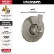 Delta Dorval(TM): 6 Setting Diverter Trim, T11956-SS