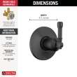 Delta Broderick(R): 6-Setting Diverter Trim, T11984-BL