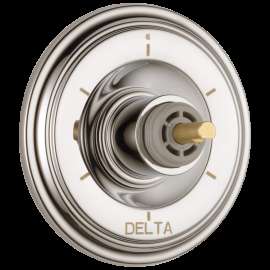 Delta Cassidy(R): 6-Setting 3-Port Diverter Trim - Less Handle, T11997-PNLHP