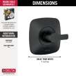 Delta Modern: Monitor 14 Series Valve Only Trim, T140339-BL-PP