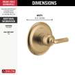 Delta Bonacci(TM): 14 Series Valve Only Trim, T14045-CZ-PR
