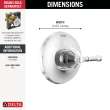 Delta Broderick(R): 14 Series Valve Only Trim, T14084-PR