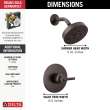 Delta Trinsic(R): Monitor(R) 14 Series H2OKinetic(R) Shower Trim, T14259-RB