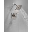Delta Pivotal(R): Monitor(R) 14 Series H2OKinetic(R) Shower Trim, T14299-SS-PR