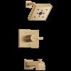 Delta Vero(R): Monitor(R) 14 Series H2OKinetic(R) Tub & Shower Trim, T14453-CZH2O