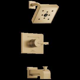 Delta Vero(R): Monitor(R) 14 Series H2OKinetic(R) Tub & Shower Trim, T14453-CZH2O