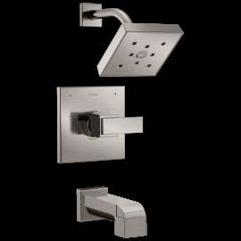 Delta Ara(R): Monitor(R) 14 Series H2OKinetic(R) Tub & Shower Trim, T14467-SS