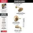 Delta Broderick(R): 14 Series Tub Shower Trim, T14484-CZ-PR