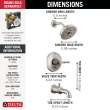Delta Broderick(R): 14 Series Tub Shower Trim, T14484-SS-PR