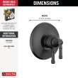 Delta Broderick(R): 17 Series Valve Only Trim, T17084-BL