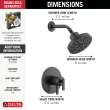 Delta Altado(TM): Monitor 17 Series Shower Trim, T17242-BL