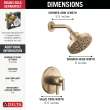 Delta Altado(TM): Monitor 17 Series Shower Trim, T17242-CZ