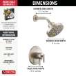 Delta Altado(TM): Monitor 17 Series Shower Trim, T17242-SS